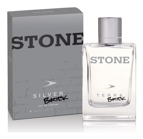 Stone Perfume Hombre Silver Brick X 100 Ml