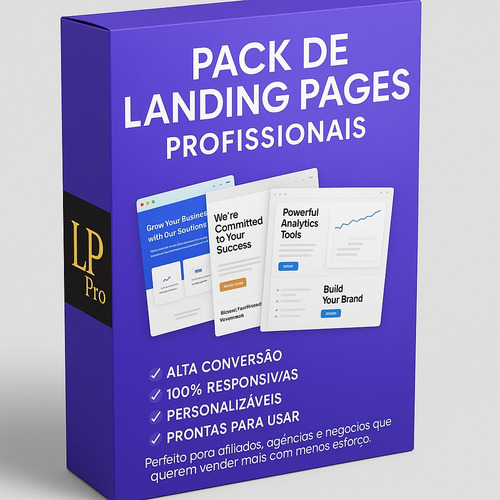 Pack Com +10.000 Landing Pages Profissionais.