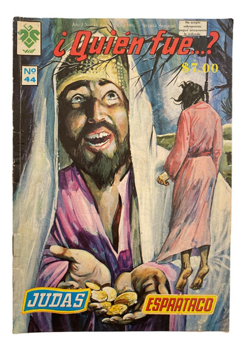 Comic Quien Fue ? #44 Judas Y Espartaco Editorial Vid 1981