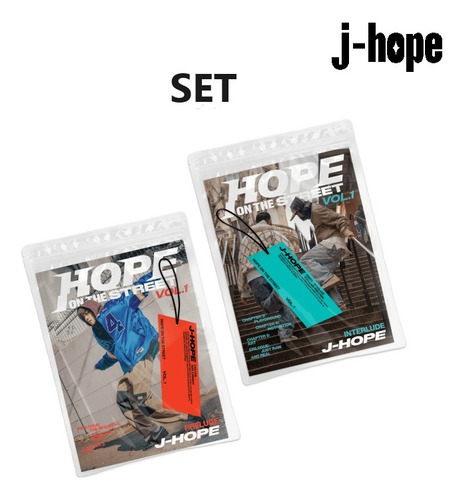 J-hope ( Bts) - Hope On The Street Vol.1 ( Set De 2 Albums) 