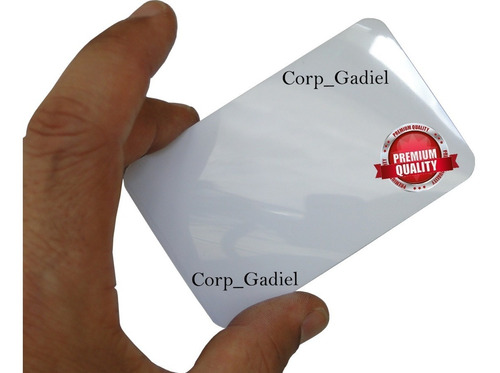 Paquete De 100 Laminas Credicard 3 Partes Para Carnets.-