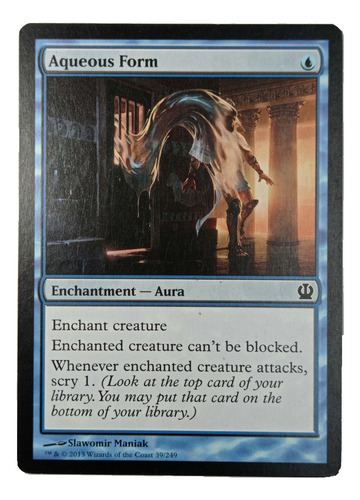 Carta Magic Aqueous Form [theros] Mtg Enchantment