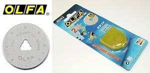 Imagen 2 de 4 de Repuesto Cutter Olfa Modelo Rb28-2 28mm Blister X2 S.