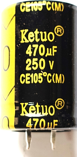 Capacitor Eletrolítico 470uf X 250v 105° Nippon