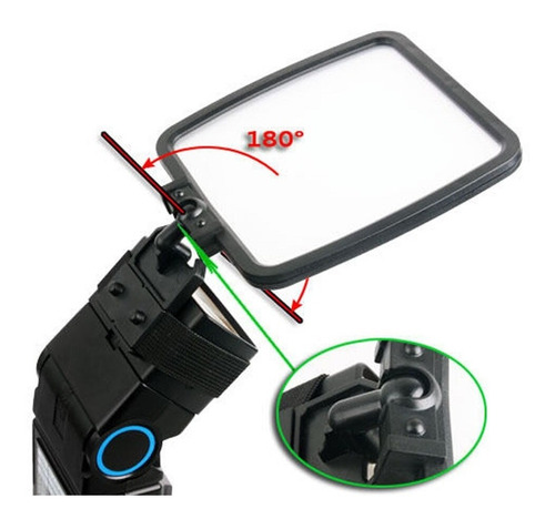 Difusor De Flash Speedlight Rebatedor 4 Lados 4x1 Embutir