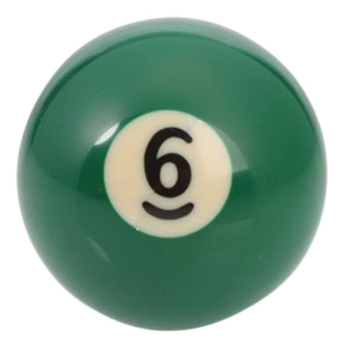 Bola De Billar Numero 6 Verde (repuesto) - Dm