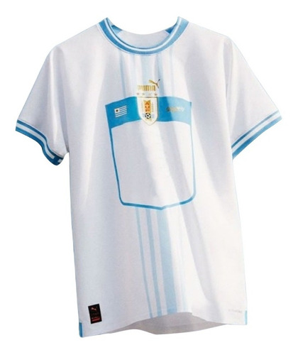 Camiseta Uruguay Puma Oficial Alternativa Auf Adulto Futbol