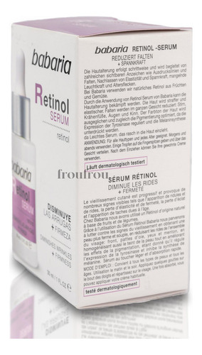 Serum De Retinol Antiarrugas Vegano Babaria 30ml Tipo D Piel Todo Tipo De Piel