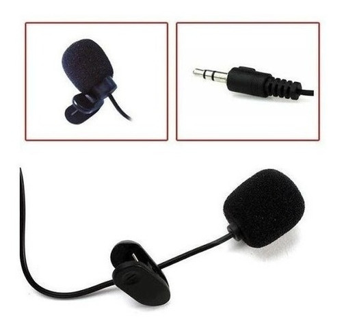 Microfono Estereo Plug 3.5mm Ts De Solapa Garantizado 2 Metr