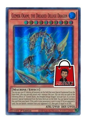 Gizmek Okami, The Dreaded Deluge Dragon - Miltienda - Yugioh