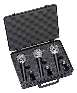 Samson R21 Dynamic Microphone 3-pack Eea