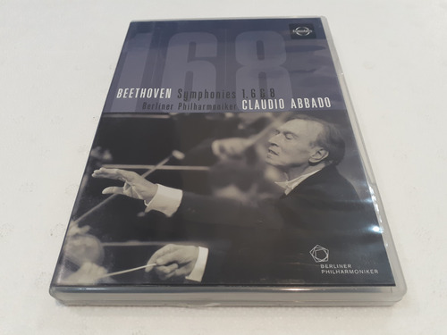 Beethoven Symphonies 1, 6 & 8, Abbado - Dvd 2009 Nacional Nm