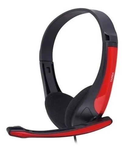 Fone De Ouvido Headset Gamer Targa Ph 250 Preto E Vermelho