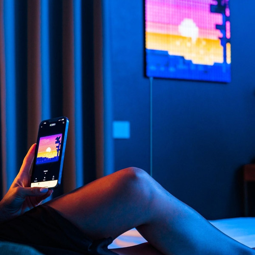 Kit Extensión - Twinkly Squares 3 Paneles De Pared Led Wifi