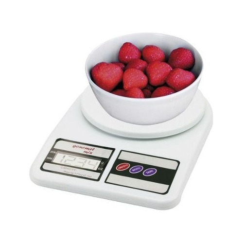 Balança Digital Alta Precisão Cozinha 1kg A 10kg Alimentos Capacidade Máxima 10 Kg Cor Branco