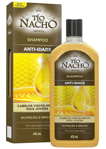 Tío Nacho Shampoo Antiqueda/anti-idade Vit Geléia Real 415ml
