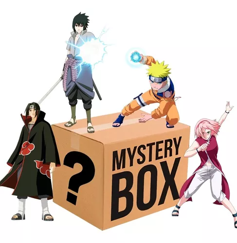JUST FUNKY Caja de Naruto Shippuden para coleccionistas Caja misteriosa con  artículos de colección Juguetes y accesorios de Naruto Caja de regalo