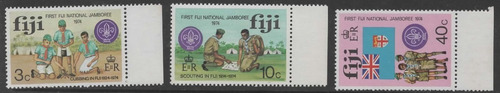 Estampillas Islas Fiji Scouts 1974