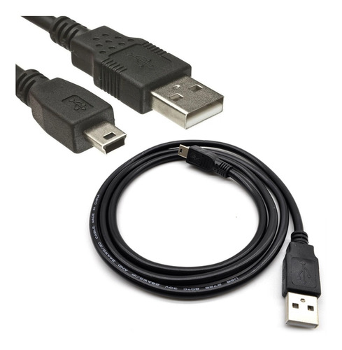 Cable Carga Datos 1mts Compatible Control Ps3 Mini Usb V3