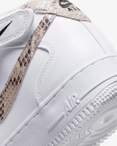 Zapatilla Nike Air Force 1 Mid Snake Original Dd9625-101