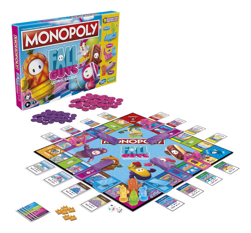 Monopoly Fall Guys Ultimate Knockout Edition Juego De Mesa P