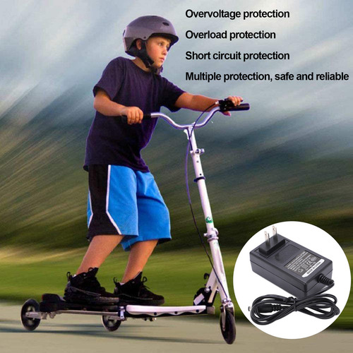 B Cargador De Batería De Litio 29.4v 1a Adaptadores De