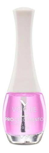 Base Uñas Pro Crecimiento 10ml Vogue Color Brillo