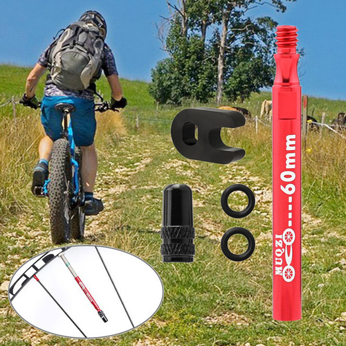 2 Accesorios De Vástago De La Válvula De La 1pc Rojo 60mm
