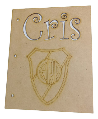 Carpeta A4 Fibrofacil Colegio Personalizada Grabado Laser Amarillo