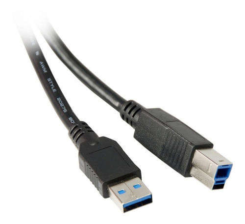 Cabo Usb 3.0 P/ Impressora Universal Plus Cable 1.8 Metros