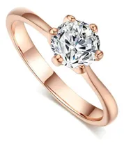 Comprar Anillos Compromiso Alianzas Aniversario Bañado Oro  18k Aro