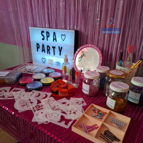 Spa Party Nenas Animacion Infantil