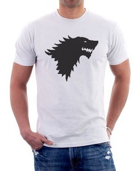 Camiseta - Game Of Throne - Casa Stark -