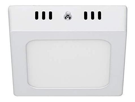 Plafón Cuadrado, Moderno, 6 W, 6500 K, Led, Blanco 47442