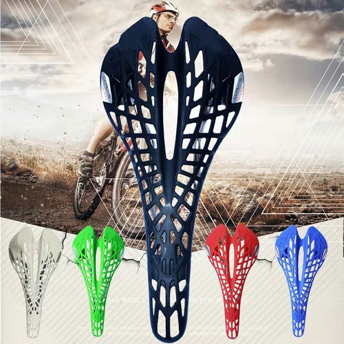 Asiento Ultraligero Para Bicicleta De Mtb Y Carretera Color Azui
