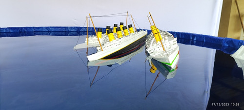 Navio Do Rms Olympic, 65 Cm, Flutua E Afunda