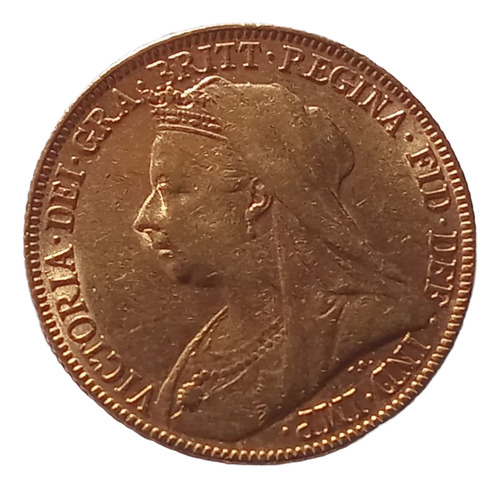 Moeda De Ouro Au 22k 1 Libra 7.98 Gra 1898 Rainha Victoria (Usado)