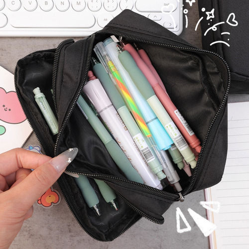Estojo De Lápis Portátil Bolsa De Papelaria Student