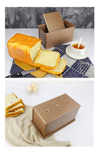 M Paquete De 2 Cajas Para Tostadas, Caja Antiadherente Para