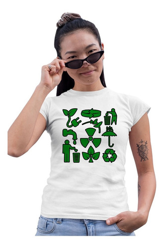 Playeras Ecologistas Para Mujer Originales Protege El Planet