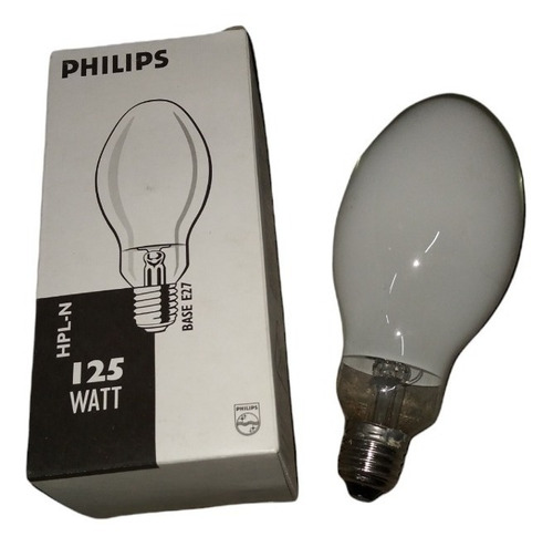 Lámpara Mercurio 125w Mh E27 Ovo. Philips Hpl-n (pack De 2)