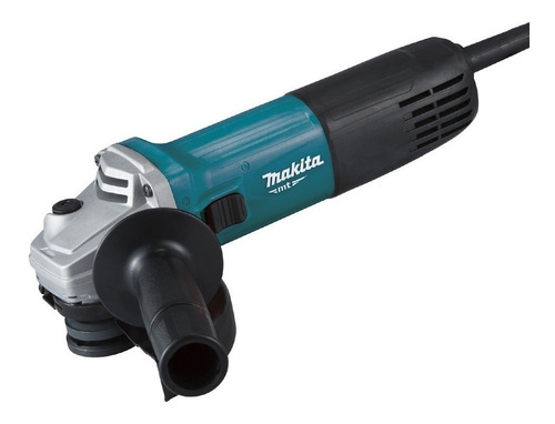 Esmerilhadeira angular Makita MT M9510B azul-turquesa e preta 850 W 220 V