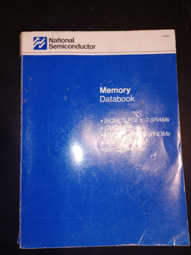 Libro Memory Databook National Semiconductor 