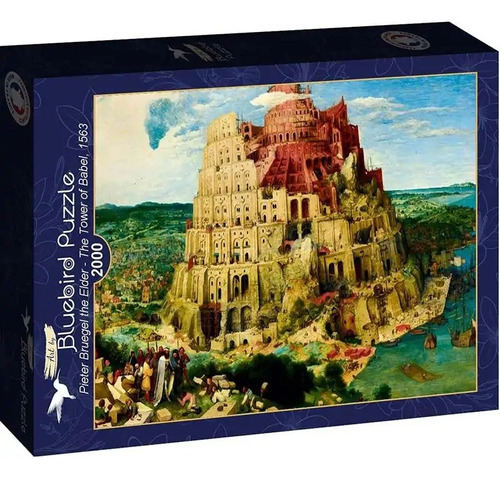 Bluebird Puzzle 2000 Pzs - Bruegel - The Tower Of Babel