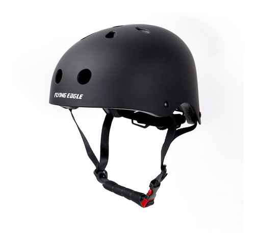 Casco Semiprofesional Marca Flying Eagle Modelo Zeus Color Negro Talla G