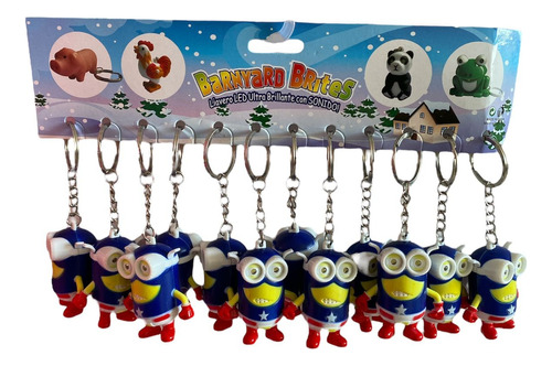 Chaveiro Para Festa Lembrancinha Minions 12unidades Infantil