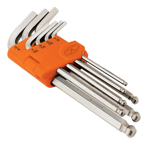 Llaves Allen Std Extralargas 7 Pz Truper 15551