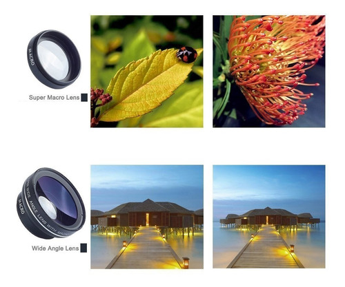 Lente Grande Angular + Macro Apexel Para Celular iPhone +nf