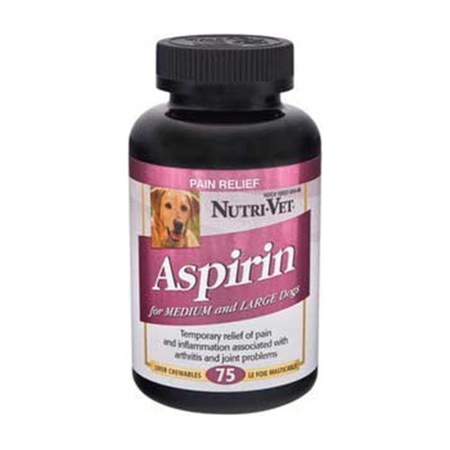 Nutri-vet K9 Perro Aspirina Para Perros Grandes Kr2mp