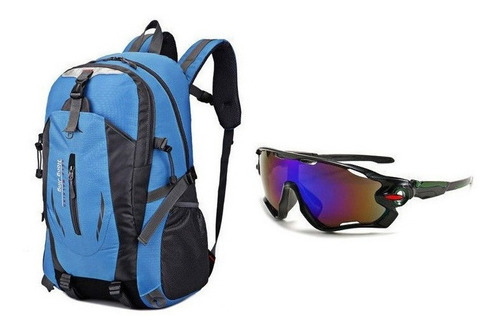 Mochila, Lentes, Bicicleta, Escuela Para Ir Al Trabajo [u] [u